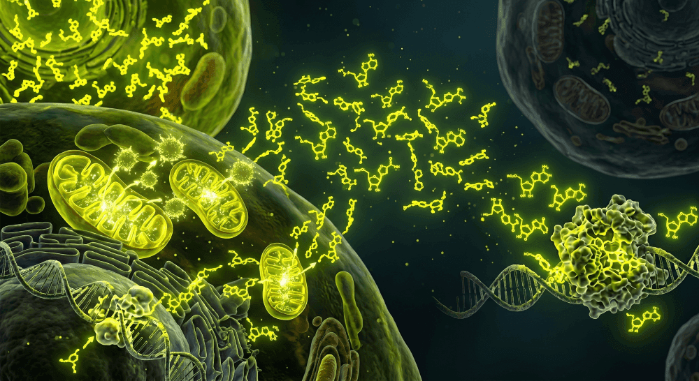 Zelluläre Darstellung von NAD+ und DNA-Reparatur
