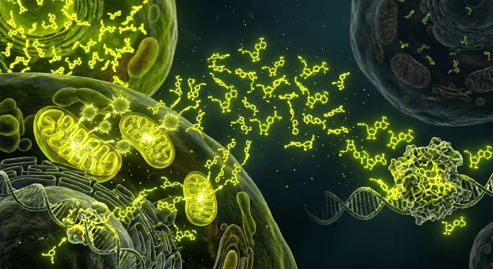 Zelluläre Darstellung von NAD+ und DNA-Reparatur